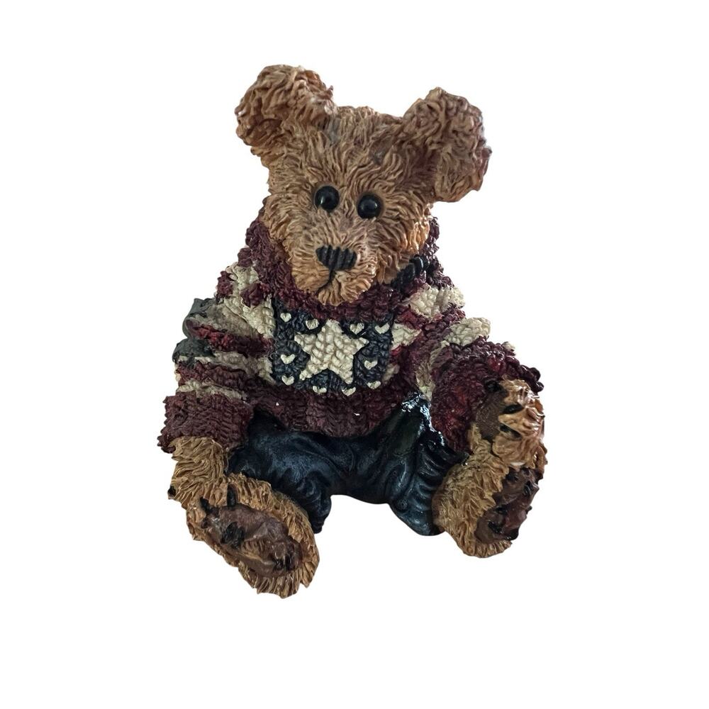 Boyds Bears Eddie The Bearstone Collection Proud to be A Bearmerican 30E/2057
